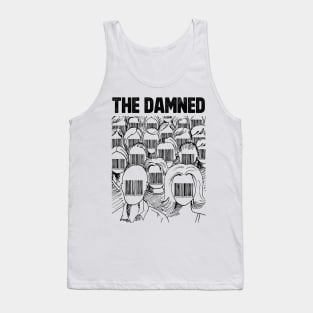 Barcode face The Damned Tank Top